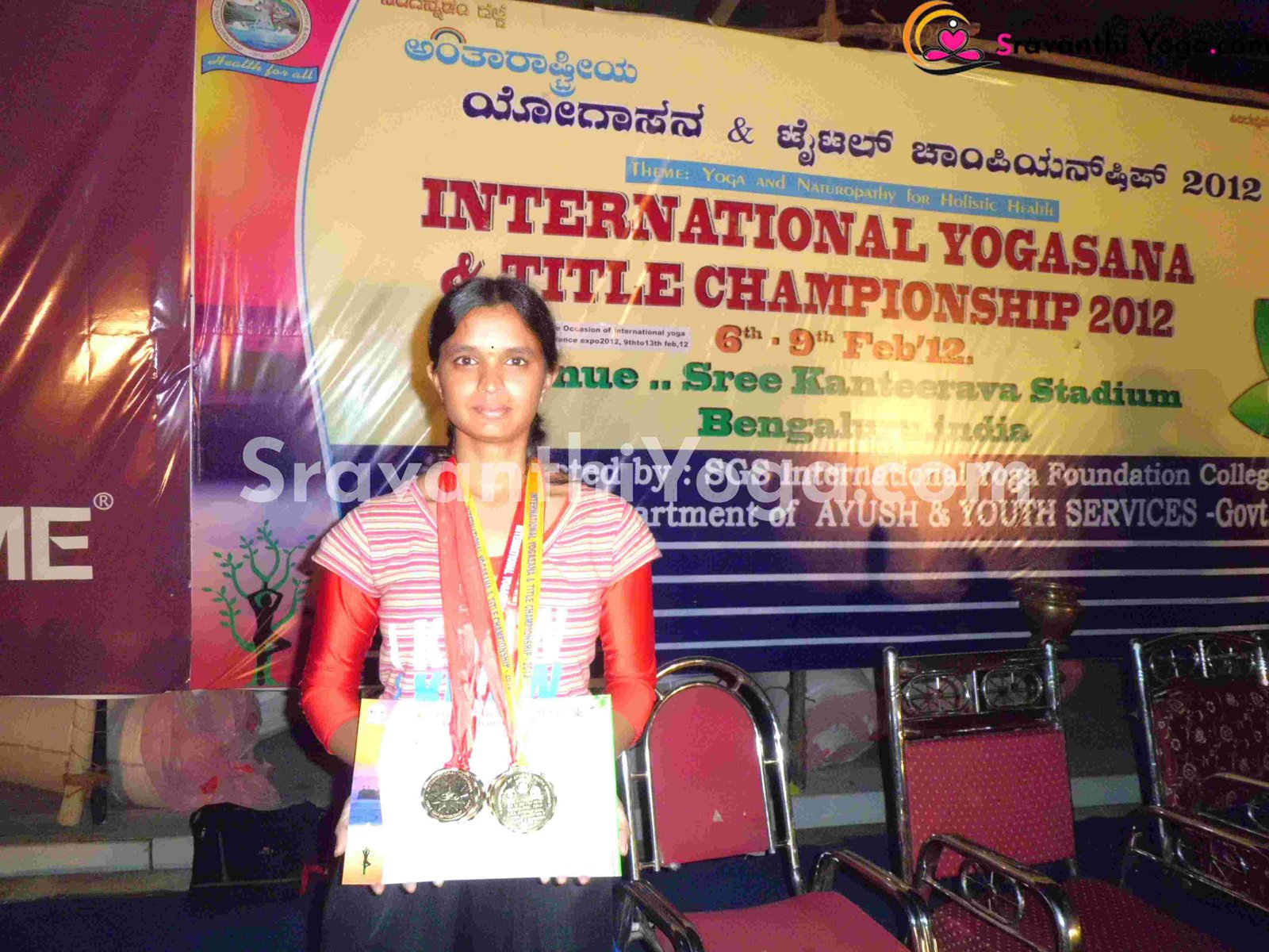 Internationals in Bangalore2- Yoga Sravanthi